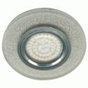 Точечный светильник Feron 8989-2 MR16 белый серебро led подсветкой 3W 4000K