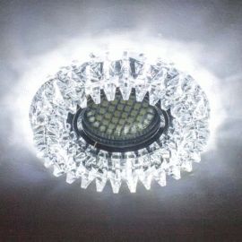 CD2540 MR16 прозорий з led підсвічуванням SMD3014 12leds (6500К) Max 50W