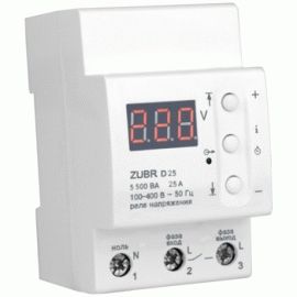 Более Реле напряжения Zubr D25 5,5 кВт