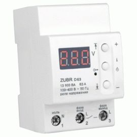 Реле напряжения Zubr D63 13,9кВт