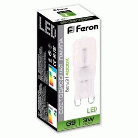 Светодиодная капсульная лампа Feron LB-430 3W G9