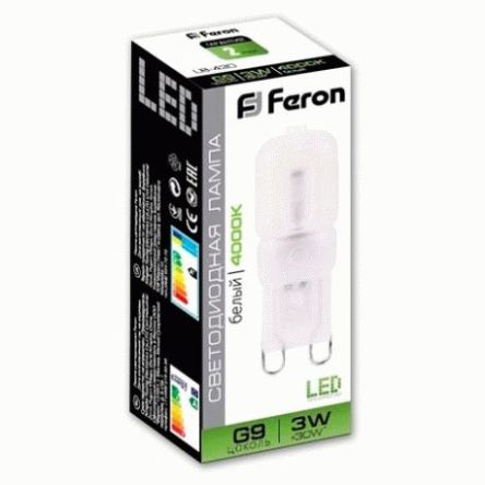 Светодиодная капсульная лампа Feron LB-430 3W G9