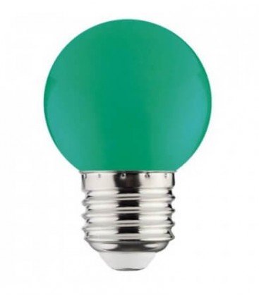 Цветная светодиодная лампа Horoz 1W E27 A45