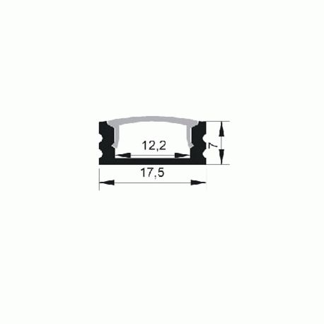 Профиль для LED-ленты накладной ПФ-15