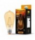 LED лампа VIDEX Filament ST64FAD 6W E27 2200K 220V бронза диммерная