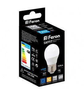 Светодиодная лампа Feron LB-95 (7W, 4000K, E27)