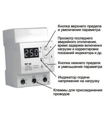 Реле тока ZUBR I25