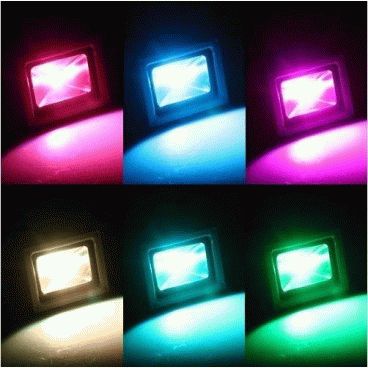 Светодиодный прожектор RGB 20W Lemanso LMP-9-21 (цветной)+пульт