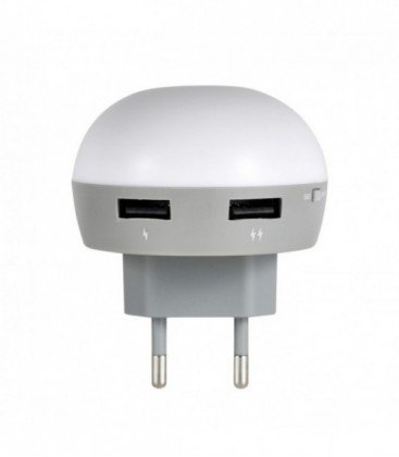 Нічник-зарядка ilumia EOS Green 2 * USB