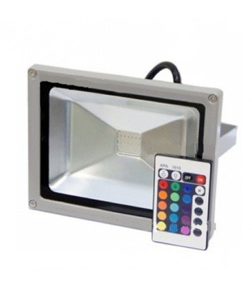 Светодиодный прожектор RGB 20W Lemanso LMP-9-21 (цветной)+пульт